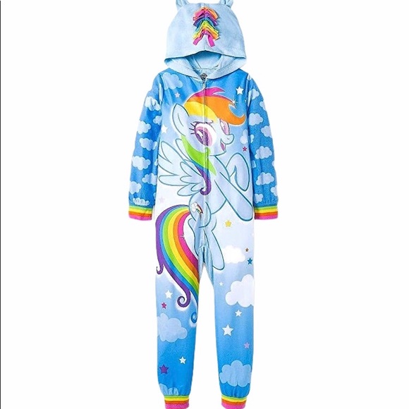 My Little Pony Other - My Little Pony Rainbow Dash Hooded Onsie Size L